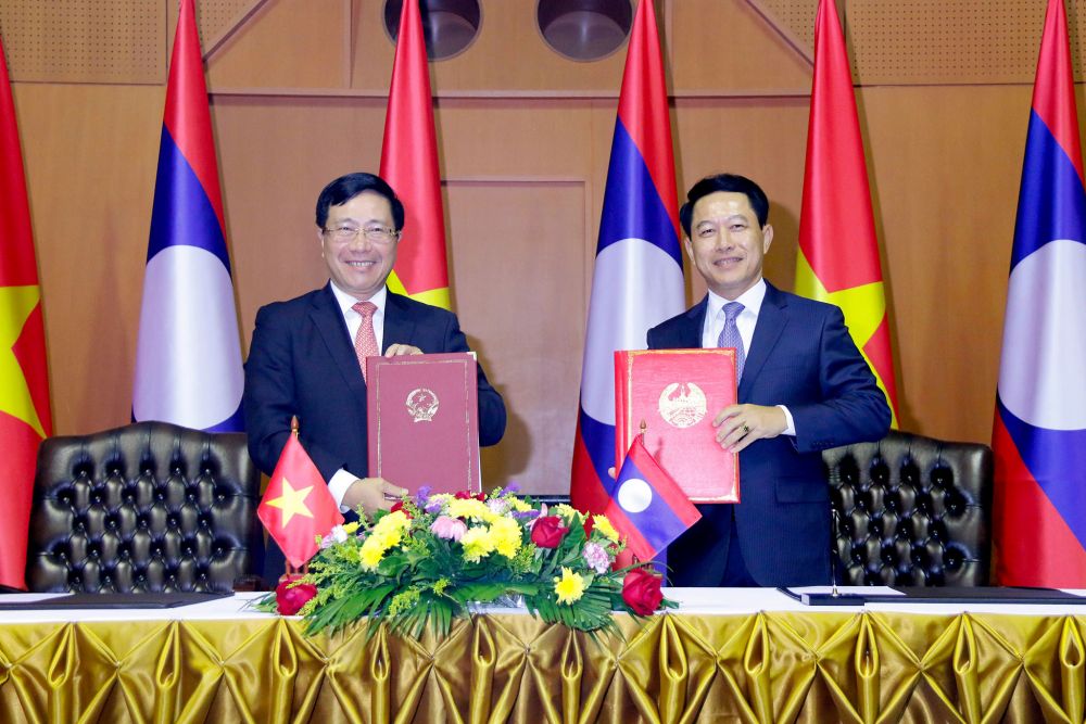 Phó Thủ tướng, Bộ trưởng Ngoại giao Phạm Bình Minh thăm chính thức CHDCND Lào