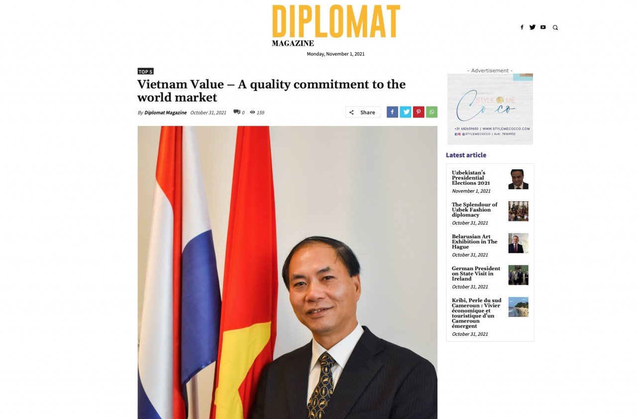 Thương hiệu Việt Nam - Cam kết về chất lượng đối với thị trường quốc tế