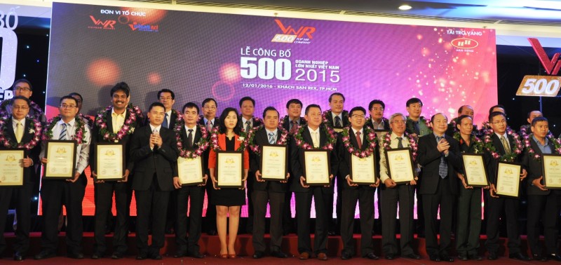 cong bo top 500 doanh nghiep lon nhat viet nam 2015