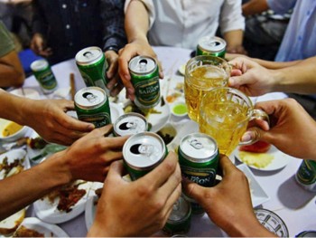 Năm 2016, mỗi người Việt uống 41 lít bia