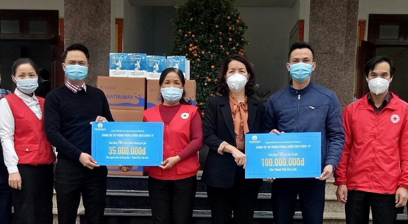 Hội Chữ thập đỏ Việt Nam hỗ trợ Quảng Ninh, Hải Dương chống dịch Covid-19