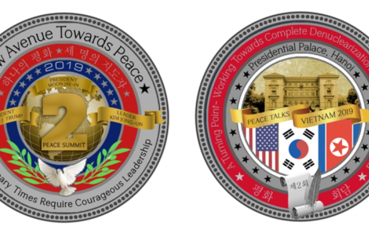Nhà Trắng phát hành đồng xu kỷ niệm Hội nghị thượng đỉnh Mỹ - Triều lần 2
