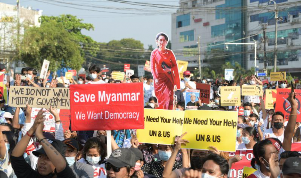 Pháp tuyên bố ủng hộ người dân Myanmar