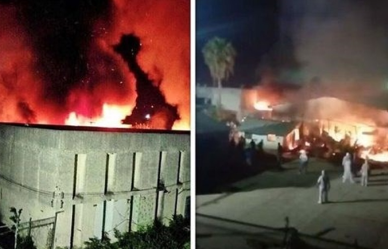 Cháy lớn tại nhà tù ở Mexico sau một vụ ẩu đả, 3 người chết