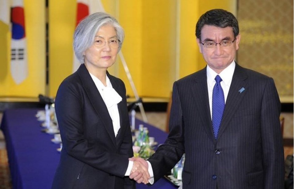 Hàn - Nhật cam kết hợp tác chặt chẽ trong vấn đề Triều Tiên