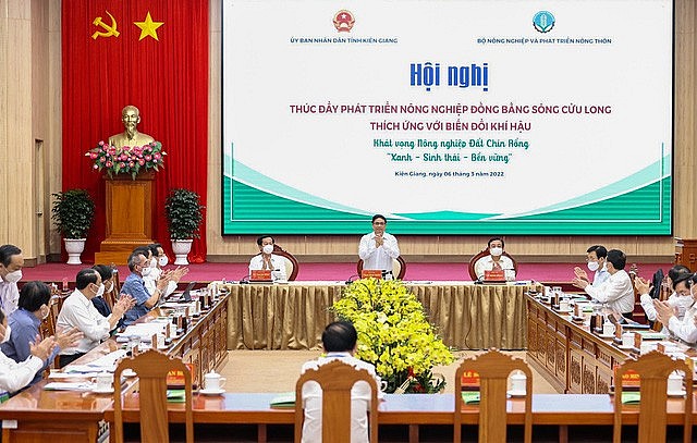 Thủ tướng Phạm Minh Chính: ĐBSCL phải chủ động thích ứng biến đổi khí hậu với tư duy đột phá, tầm nhìn chiến lược