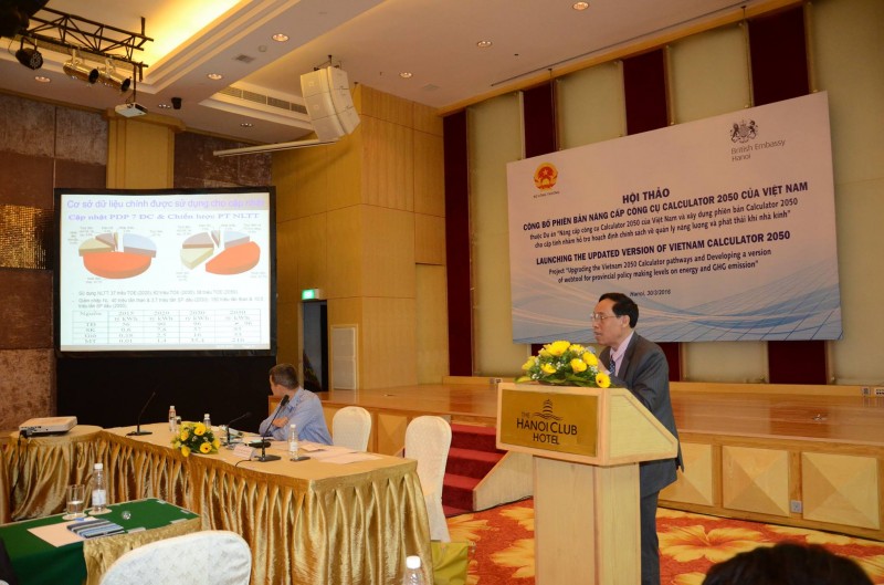 Công bố phiên bản Vietnam 2050 Calculator Pathways