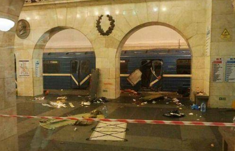 Đối tượng tình nghi đánh bom tàu điện ngầm ở Nga bị tước quyền công dân