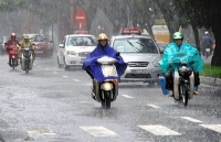 Cảnh báo mưa đá ở trung du và Đồng bằng bắc bộ