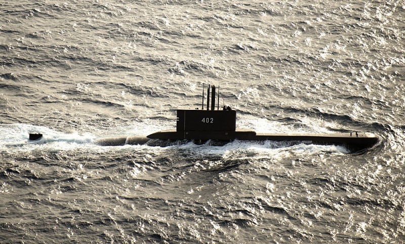 Tàu ngầm Nanggala trên biển Java hồi năm 2015. (Nguồn: Hải quân Indonesia)
