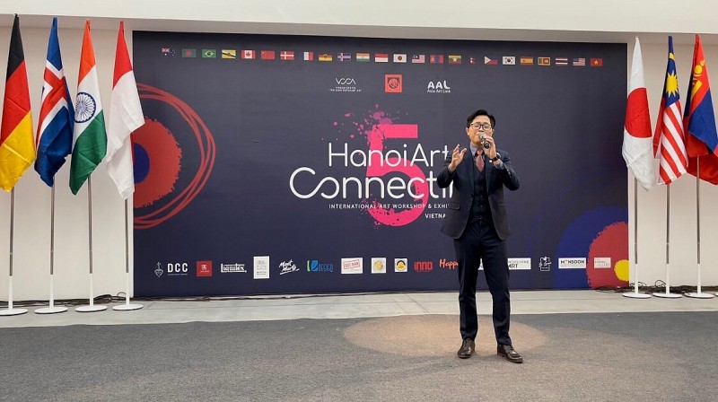 Nhiều nghệ sĩ quốc tế dự Triển lãm nghệ thuật Hanoi Art Connecting
