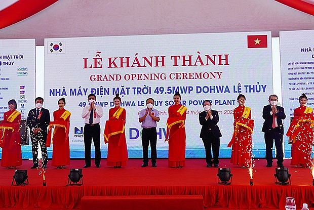 Solar power plant officially inaugurated in Quang Binh province