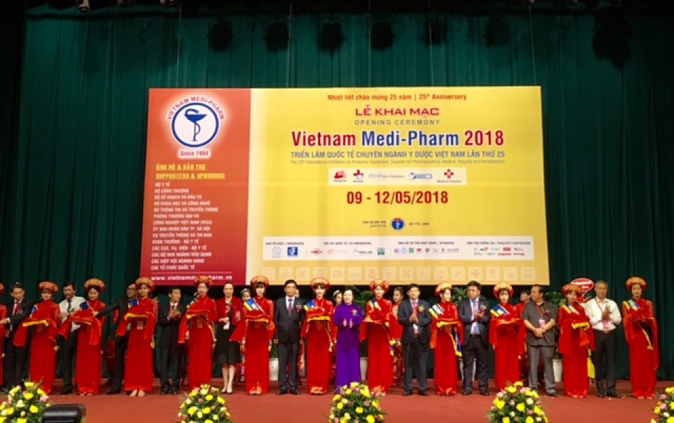 khai mac trien lam quoc te chuyen nganh y duoc viet nam lan thu 25