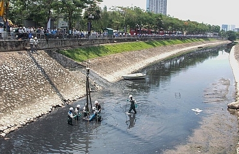 Nhật Bản áp dụng "công nghệ thần kỳ" làm sạch nước sông Tô Lịch