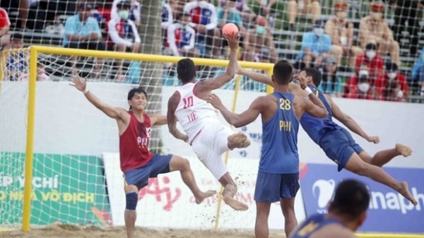 SEA Games 31: Vietnam clinch second win in men’s beach handball