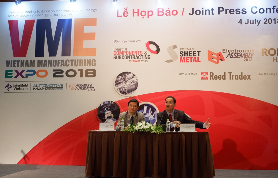Nhiều giải pháp công nghệ mới tại Vietnam Manufacturing Expo 2018