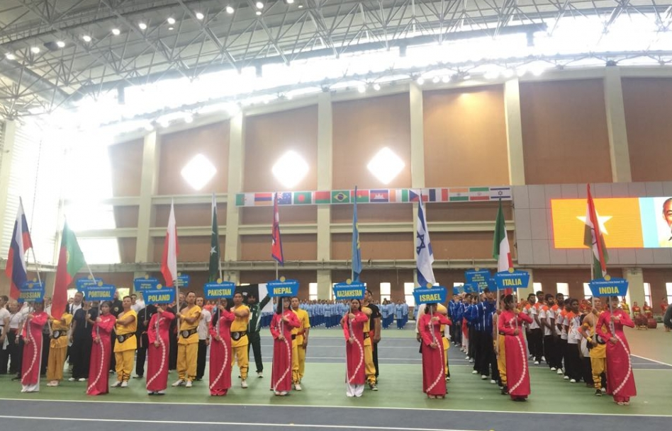 Gần 300 vận động viên dự Giải vô địch Thế giới Võ cổ truyền Việt Nam