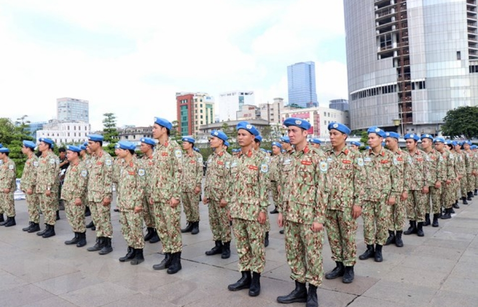 30 chiến sỹ Lực lượng gìn giữ hòa bình Việt Nam sẵn sàng đến Nam Sudan
