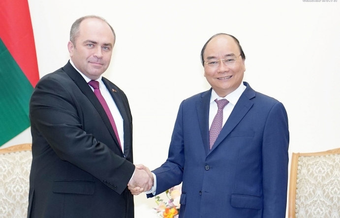 Thủ tướng Nguyễn Xuân Phúc hoan nghênh các đề xuất hợp tác Việt Nam - Belarus