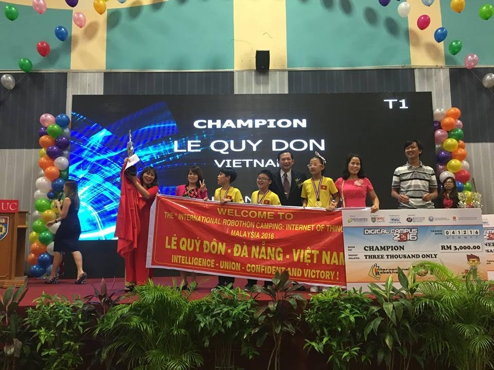 Việt Nam giành ngôi vô địch Robothon quốc tế