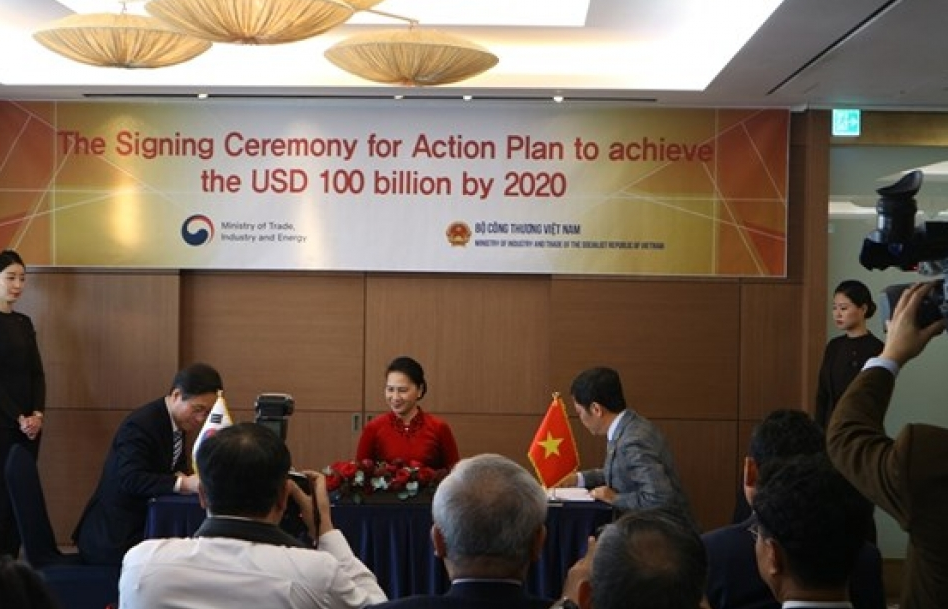 Thương mại Việt Nam - Hàn Quốc hướng tới mục tiêu 100 tỷ USD