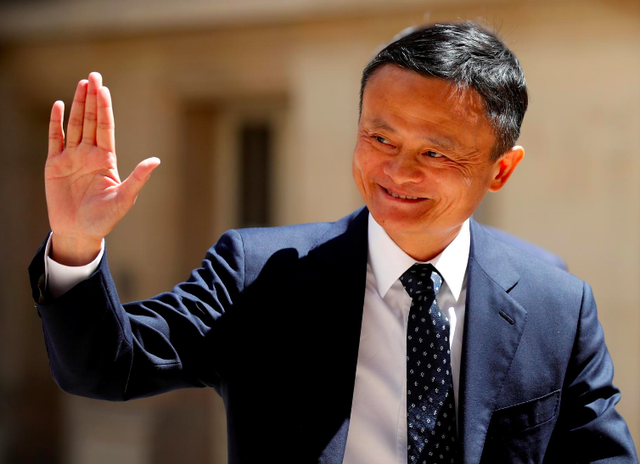 Giá trị thị trường của Alibaba đã tăng vọt sau sự xuất hiện của tỷ phú Jack Ma hôm qua (Nguồn: Reuters)