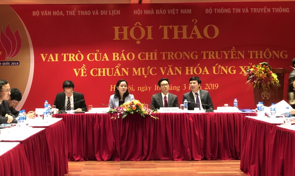 bao chi co vai tro quan trong trong truyen thong ve chuan muc van hoa ung xu