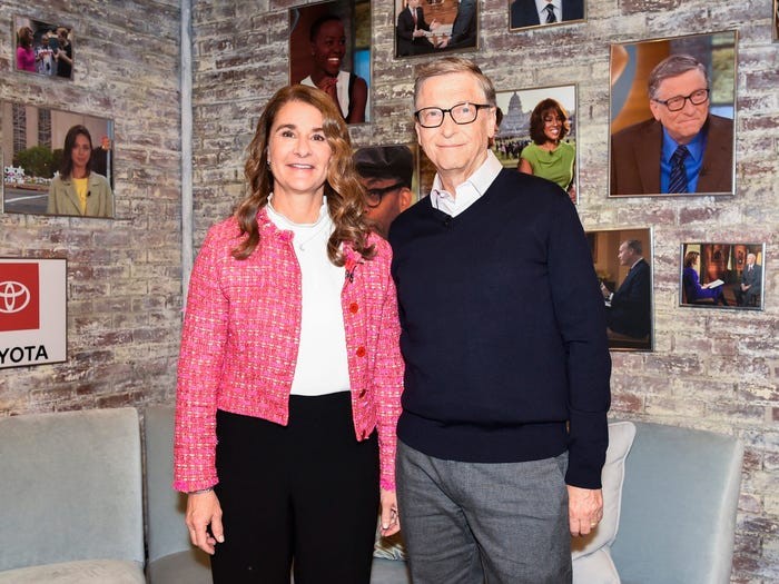 Vợ chồng Bill Gates (Ảnhh: Getty).