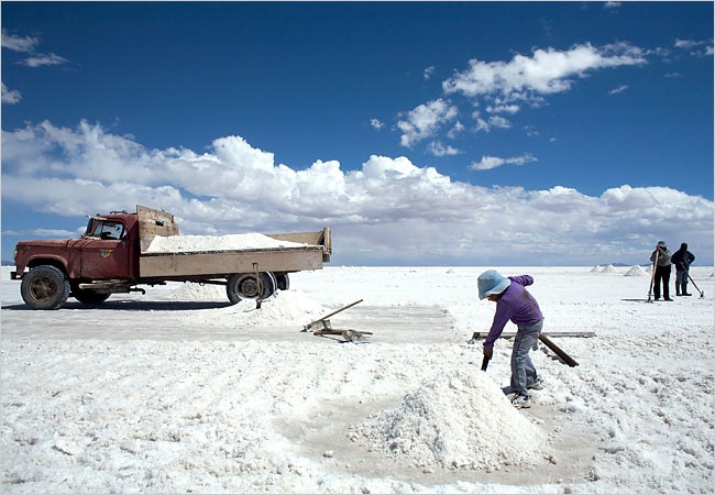 Bolivia có trữ lượng lithium lớn nhất thế giới. (Nguồn: Nytimes)