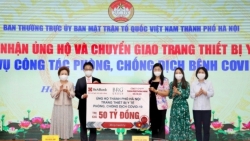 BRG, SeABank và Công ty Thành phố thông minh ủng hộ trang thiết bị phòng chống Covid-19 cho Hà Nội