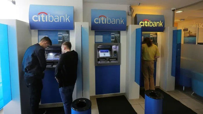 Citibank đang có 10 chi nhánh ngân hàng bán lẻ tại Nga. (Ảnh: Reuters).