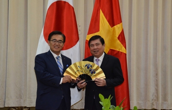 Chủ tịch UBND TP. Hồ Chí Minh tiếp Thống đốc tỉnh Aichi, Nhật Bản