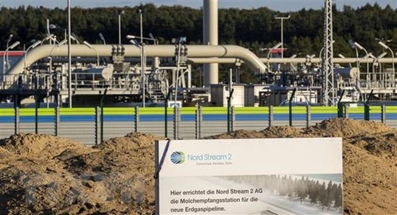 Đường ống dẫn khí đốt thuộc dự án Dòng chảy phương Bắc 2 tại Lubmin, Đức. (Nguồn: AFP)