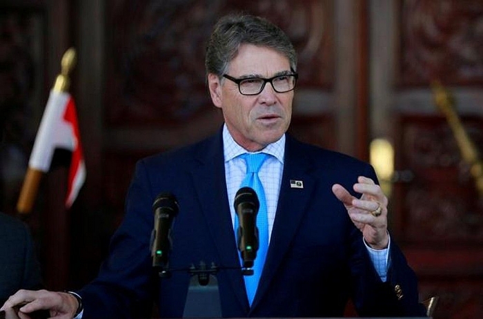 bo truong nang luong my rick perry tu chuc