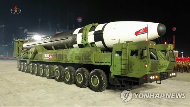 Mỹ lên tiếng về việc Triều Tiên giới thiệu tên lửa đạn đạo xuyên lục địa mới ở lễ diễu binh