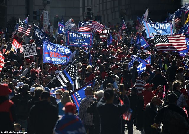 Bầu cử Mỹ 2020: 'Biển người' ủng hộ ông Trump tham gia cuộc tuần hành lớn nhất lịch sử tại thủ đô Washington