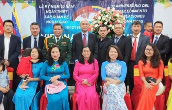 Kỷ niệm 30 năm ngày thiết lập quan hệ ngoại giao giữa Việt Nam và Venezuela