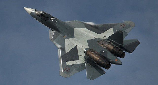 Máy bay chiến đấu Su-57 (Ảnh: RT)