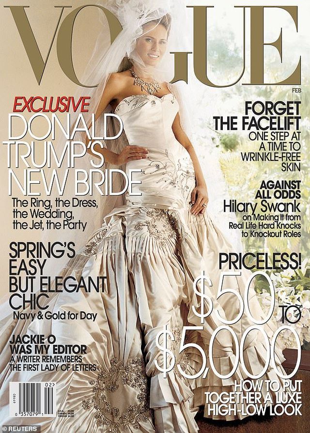 Bà Melania từng lên bìa tạp chí Vogue (Ảnh: Reuters)