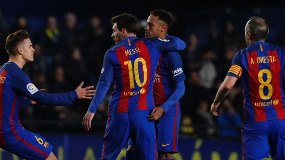 Messi giúp Barcelona may mắn giành điểm tại El Madrigal