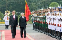 nhat hoang akihito du tiec tra cung tong bi thu nguyen phu trong