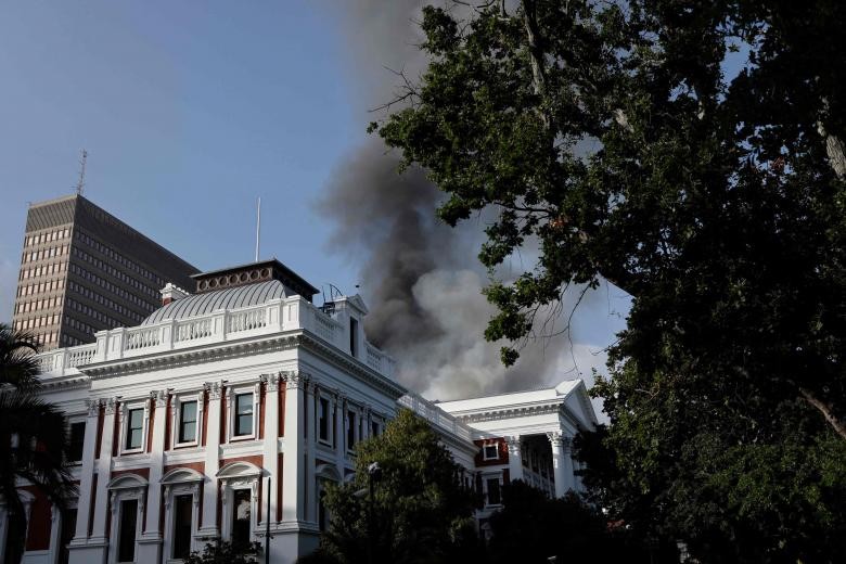 Hỏa hoạn tại tòa nhà Quốc hội Nam Phi