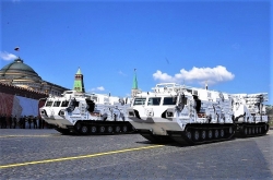 Màn trình diễn của vũ khí mới trong Ngày Chiến thắng ở Nga