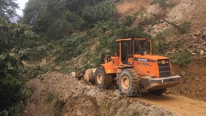 Lai Châu: Mưa lớn gây sạt lở nhiều tuyến đường