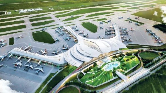 Three operation control centres for Long Thanh Airport get green light. This is perspective model of Long Thanh international airport. (Source: VNA)