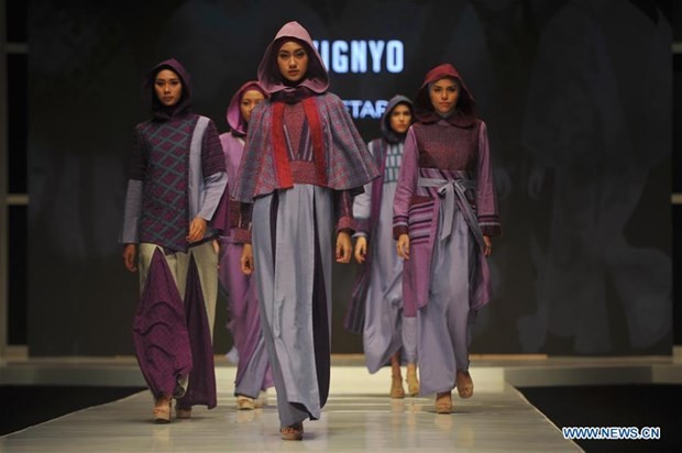 At the 2019 Muslim Fashion Festival. (Nguồn: TTXVN)