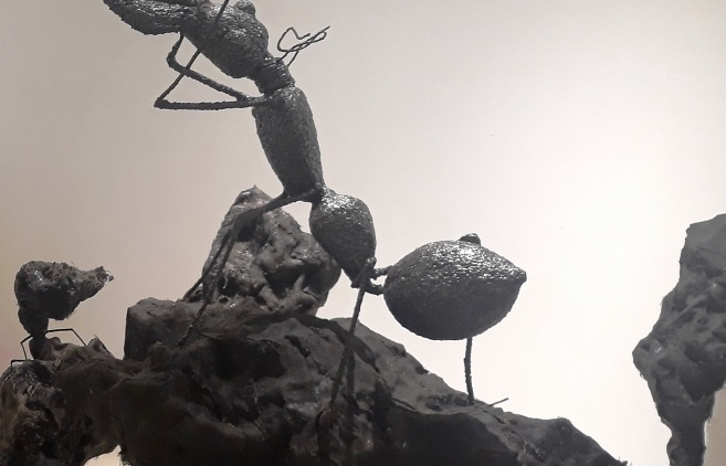 Khi côn trùng 'phá giới hạn' nghệ thuật điêu khắc đương đại