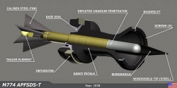 Vũ khí mới: Đạn chống tăng - xuyên giáp lõi Uranium nghèo lợi hại ra sao?