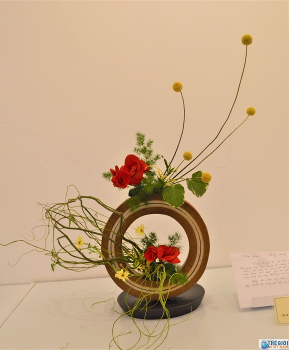 nghe thuat ikebana nhat ban giua long ha noi