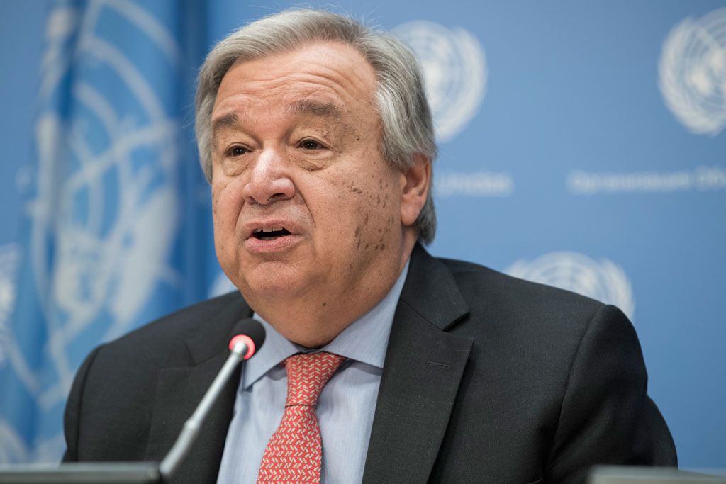 TTK LHQ Antonio Guterres. (Nguồn: UN)